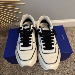 Women’s White and Black Sneakers